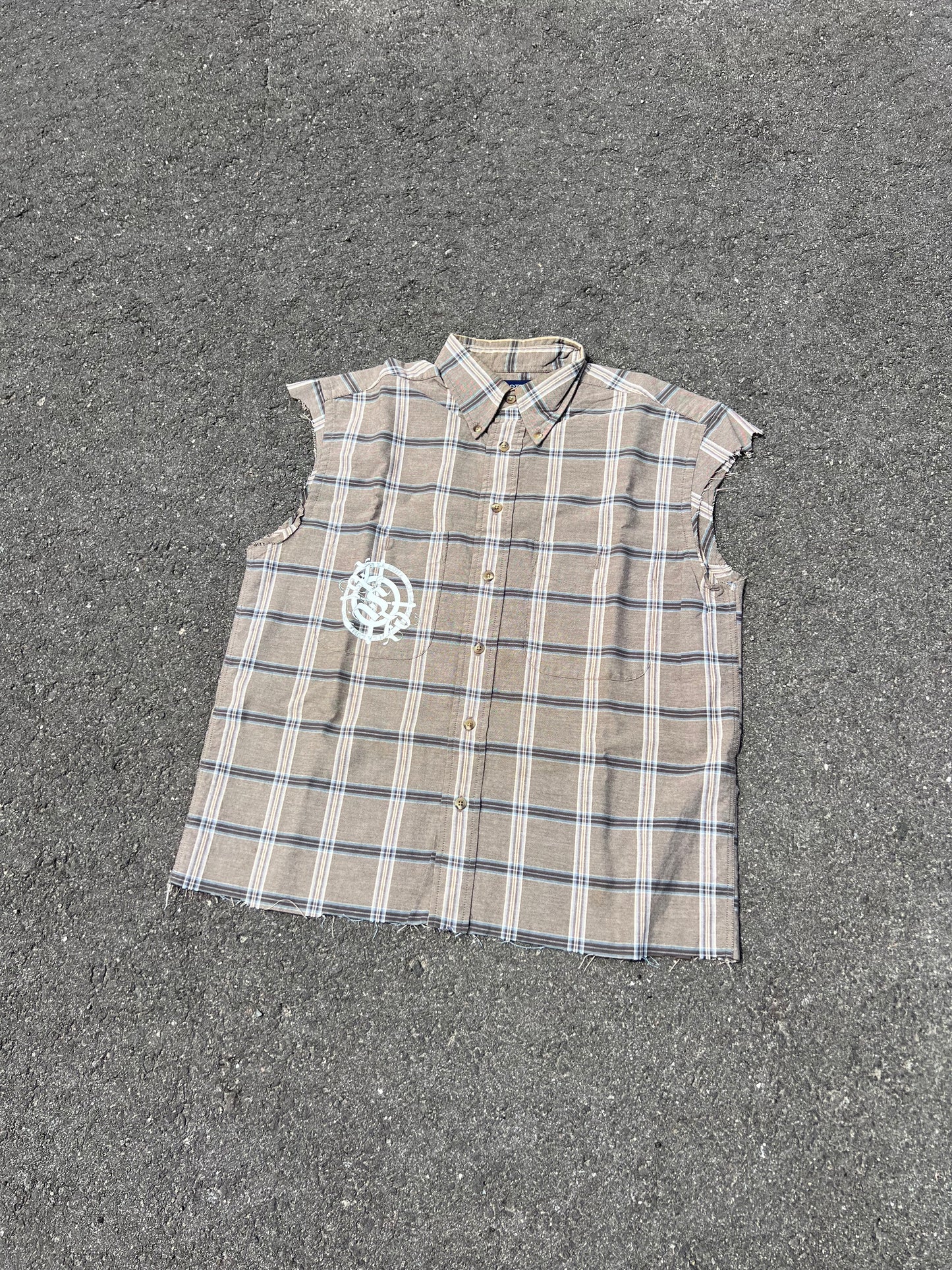 1 of 1 Tan Sleeveless Shirt