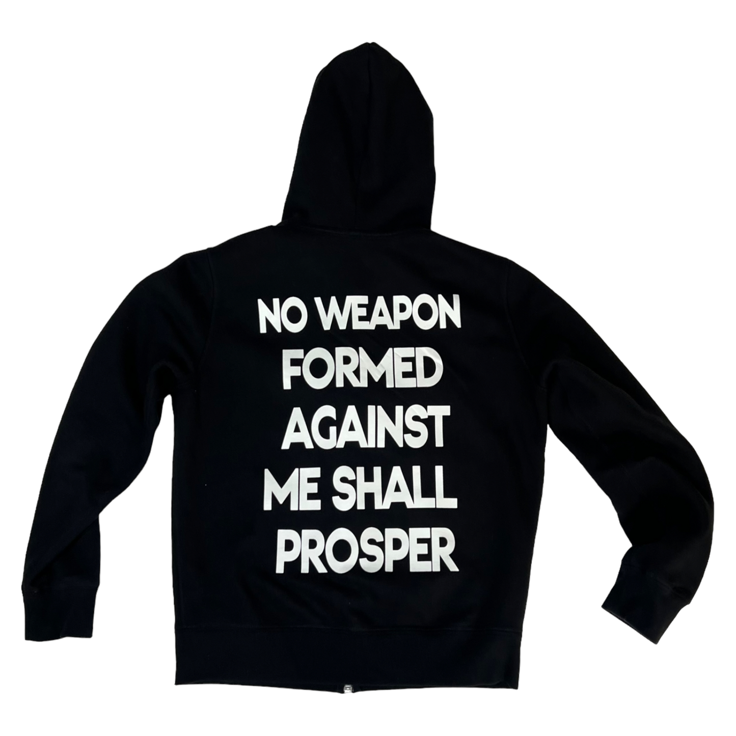 Full Zip "No Weapon Against Me Shall Prosper" Hoody