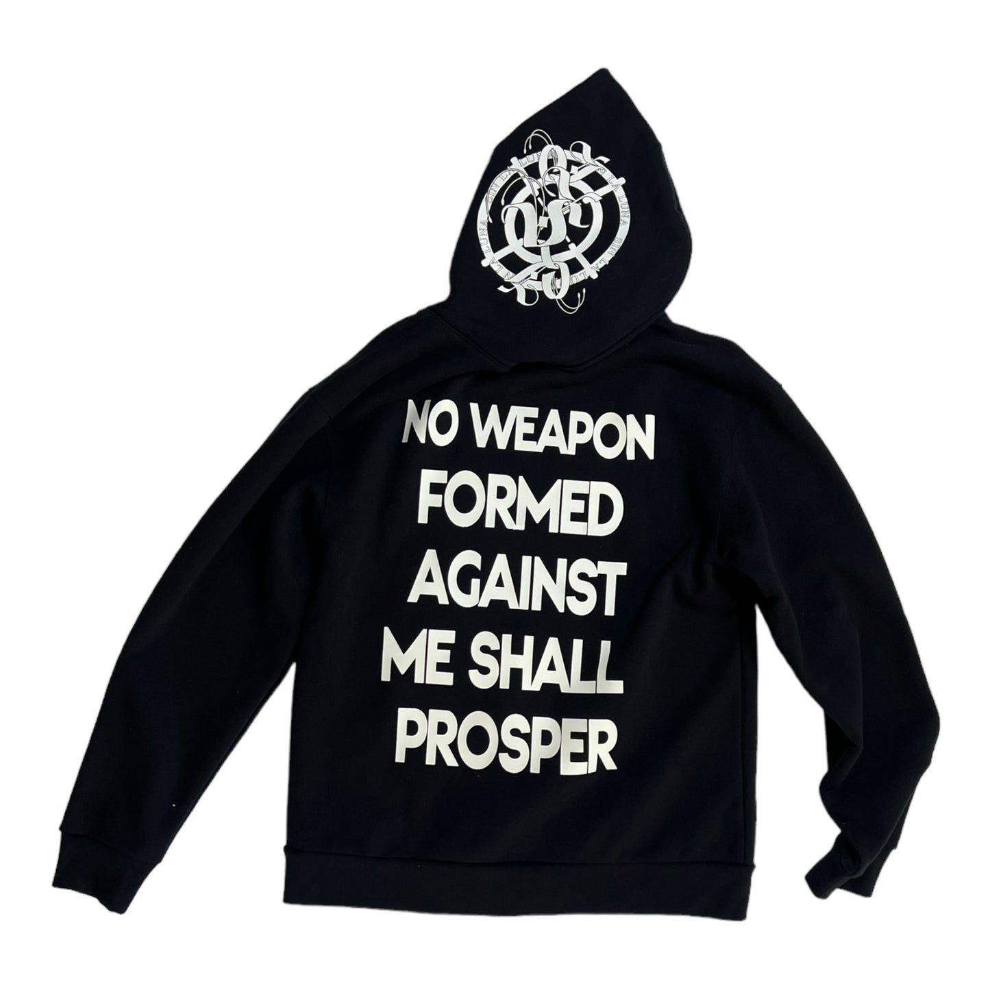 Black "No Weapon Against Me Shall Prosper" Hoody