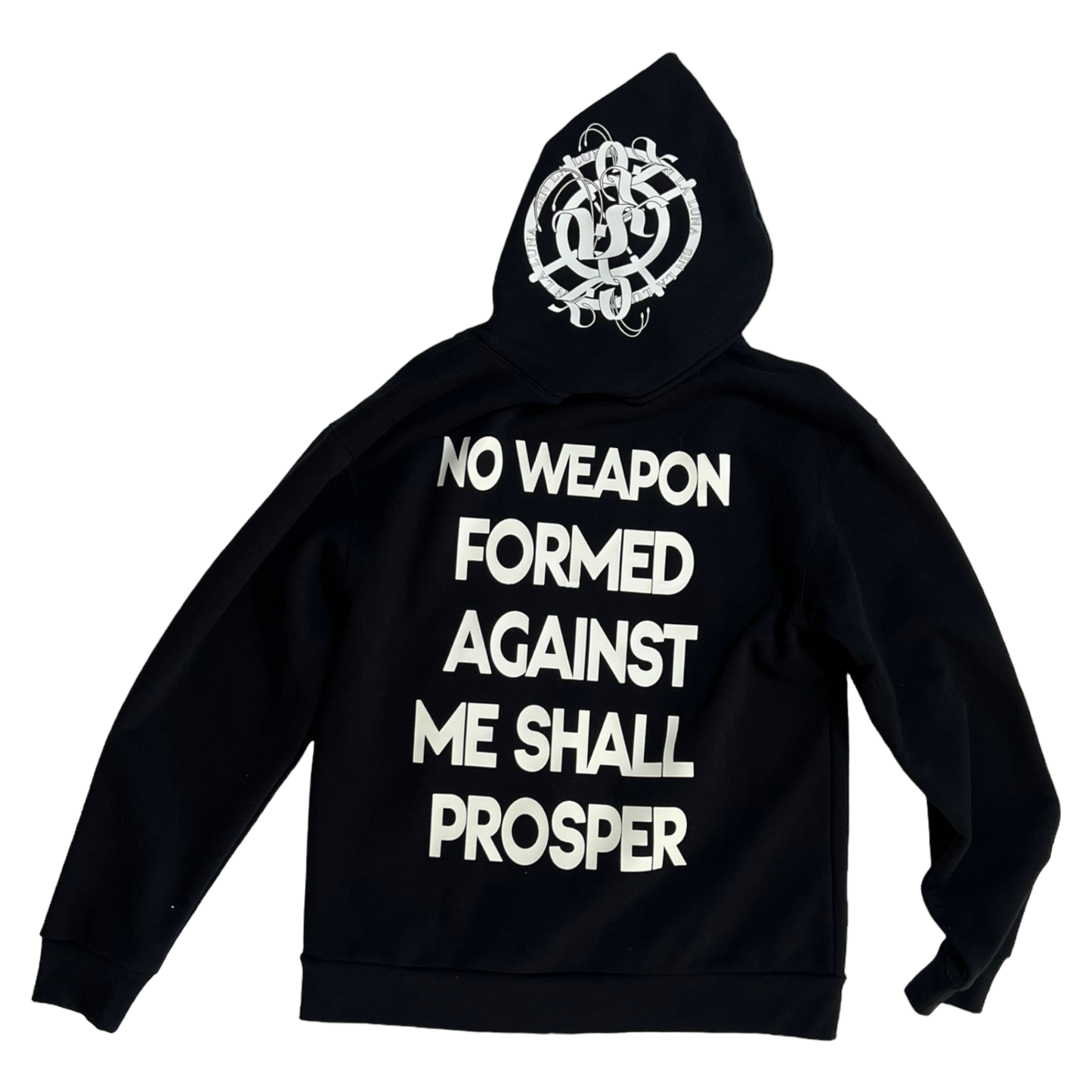 Black "No Weapon Against Me Shall Prosper" Hoody