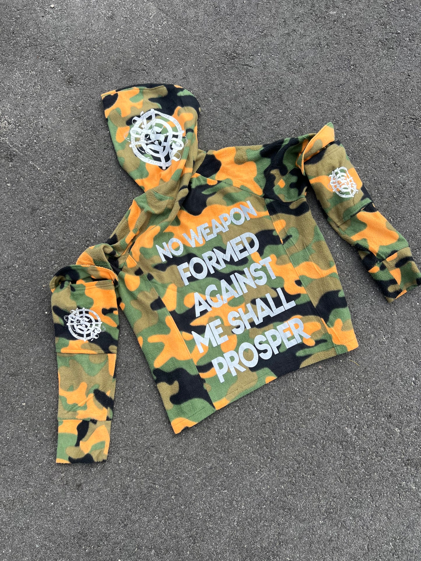 Army Fatigue Multi-Pocket Hoodie