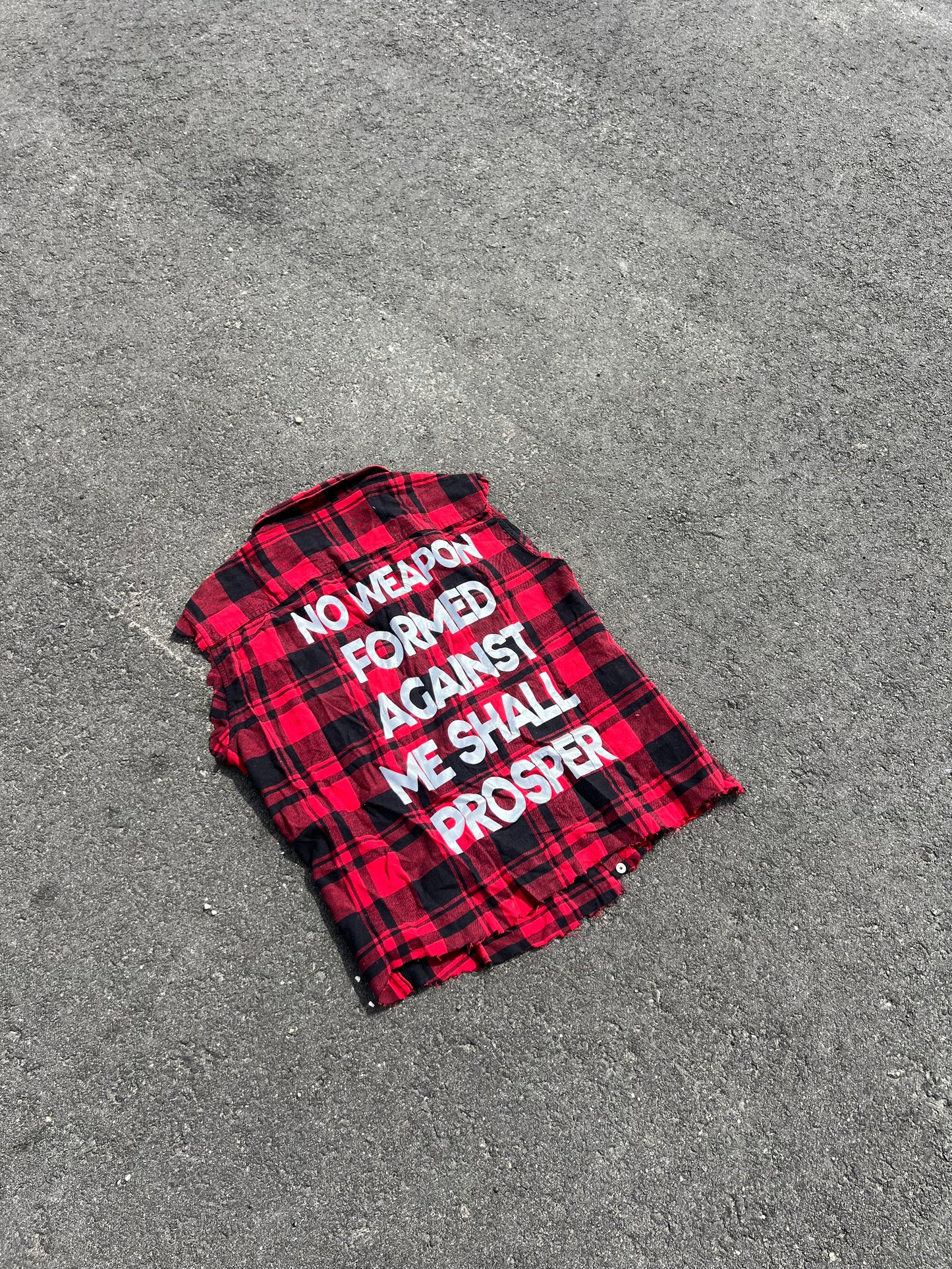 1 of 1 Red Sleeveless Shirt