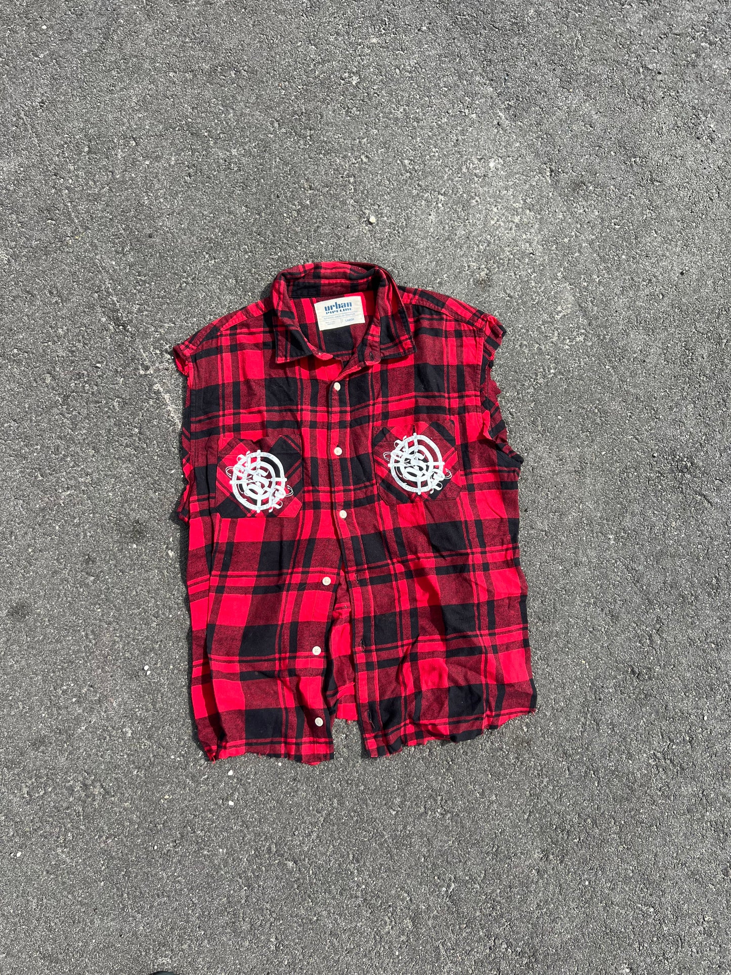 1 of 1 Red Sleeveless Shirt