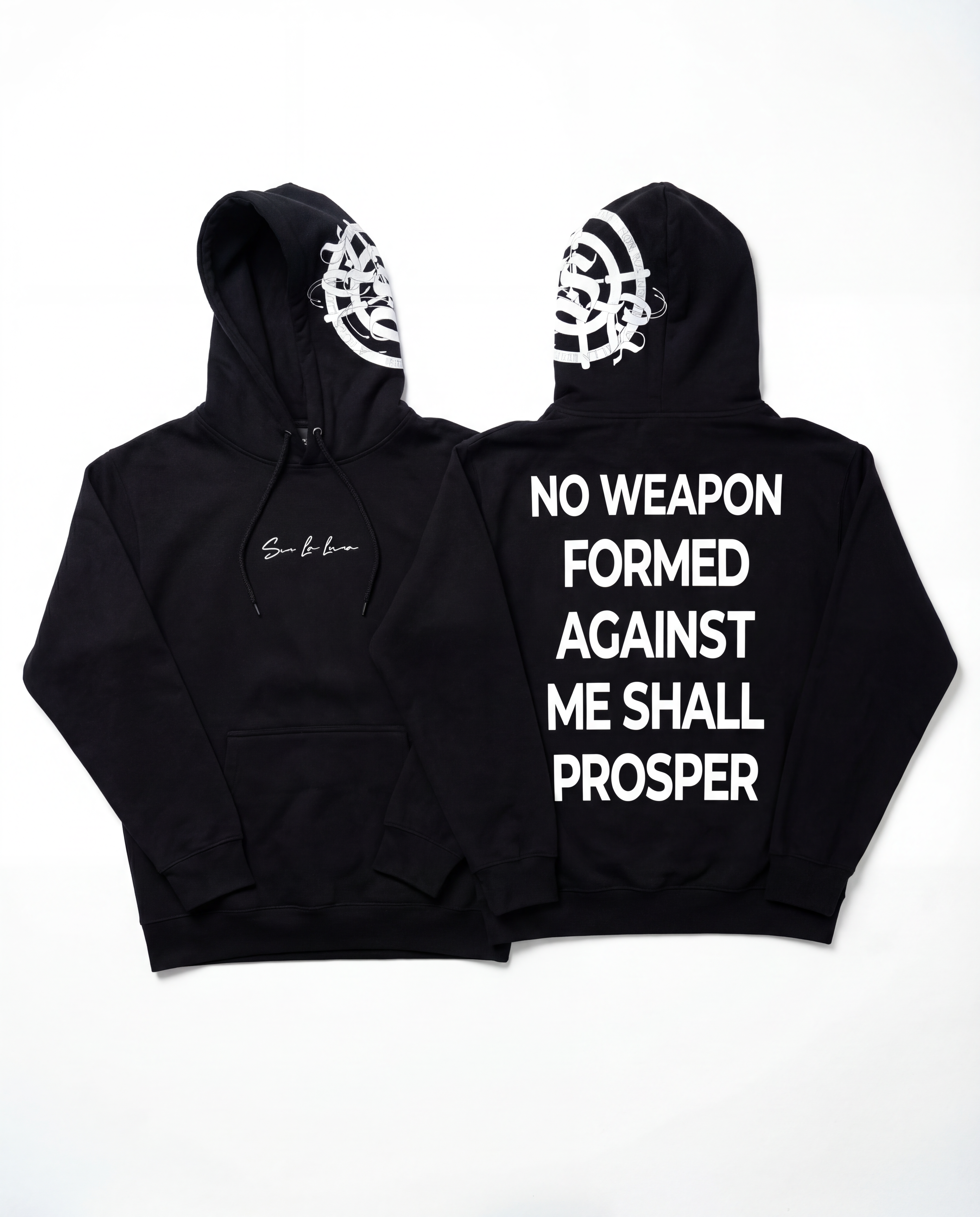 3M Reflective "No Weapon Formed Against Me Shall Prosper" Hoodie