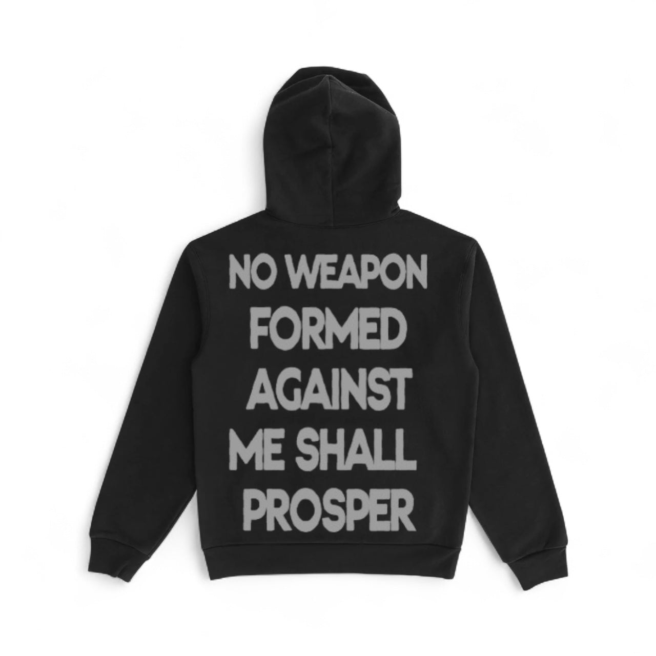 3M Reflective "No Weapon Formed Against Me Shall Prosper" Hoodie